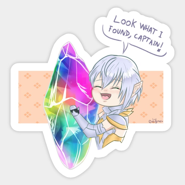 Grimnir (Granblue Fantasy) Sticker by Lilynee-